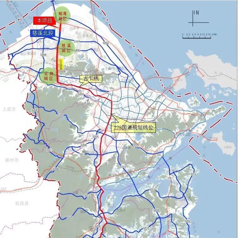 g228国道余姚段规划图图片